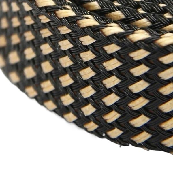 Spirale Cavi elettrici,Proteggi Cavo,Guaina Cavi Manicotto intrecciato espandibile in PET da 2/10 m 2/10/20/30/40mm Guaina protettiva for cavo in nylon isolante ad alta densità fai da te(Gold Black,40