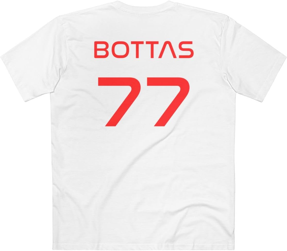 Valtteri Bottas “Mission Launch” Tee – Premium Screen Printed Racing Shirt | Bold 77 Back Print