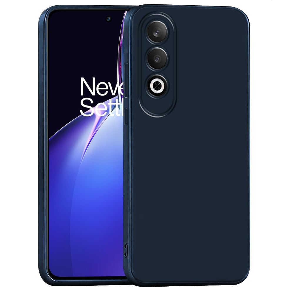 amazon basics Mobile Cover for OnePlus Nord CE4 5G | Full Camera Protection | Premium Liquid Silicon Case | Flexible Bumper Case for OnePlus Nord CE4 5G (Dark Blue) (B0D5WGTT8P) Amazon Price History, Amazon Price Tracker
