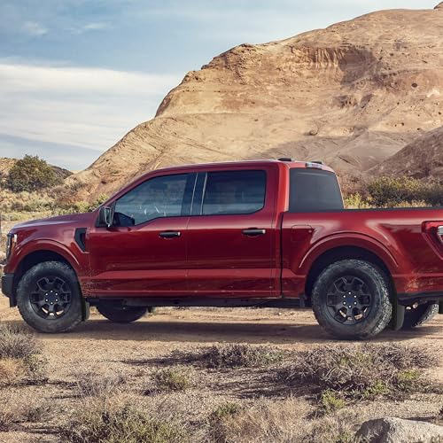 KEWISAUTO Fender Flares Guards for Ford F-150 2021-2024, Front & Rear Mud Flaps Splash Guards for 2021-2024 Ford F150 without OEM Fender Flares Accessories, Replace #ML3Z-16A550-AA #ML3Z-16A550-BA