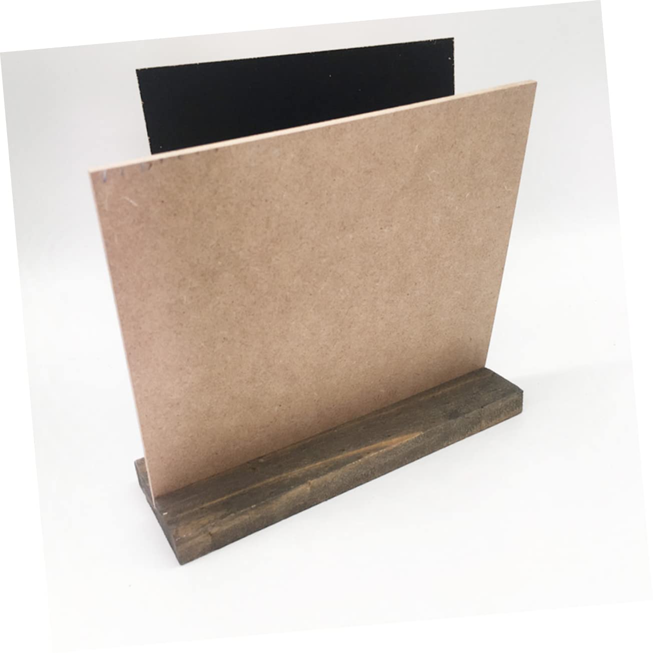 Kleiner Kreidetafelschilder 10 Stück aus Density Board Schwarz