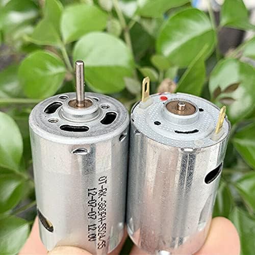 WEI-LUONG Motor Micro Mini 80 Motor DC 3V-12V 6V 7.2V 9V 27.7mm Torco de Potencia de Alta Velocidad Redondo DIY Juguete eléctrico Taladro eléctrico Herramienta de maquinaria aeromodelación