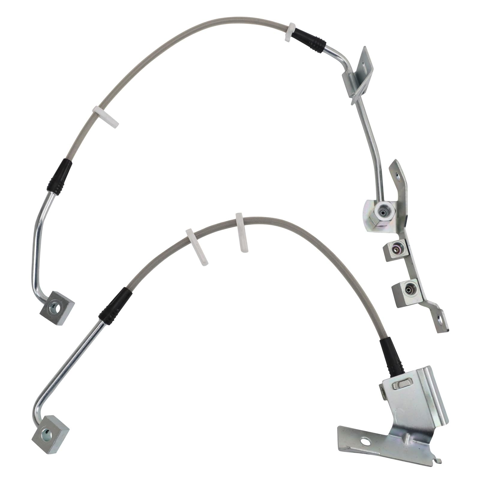 TRQ Front Performance Brake Hose Set
