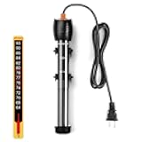 Orlushy Submersible Aquarium Heater,150W Adjustable Fish Tahk Heater with 2 Suction Cups Free Thermometer Suitable for Marine Saltwater and Freshwater