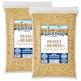 Backyard Seeds Peanut Hearts for Wild Birds – Premium Shelled Peanuts Bird Food – High-Energy Feed for Woodpeckers, Blue Jays, Nuthatches, Chickadees & More (20 Pounds)