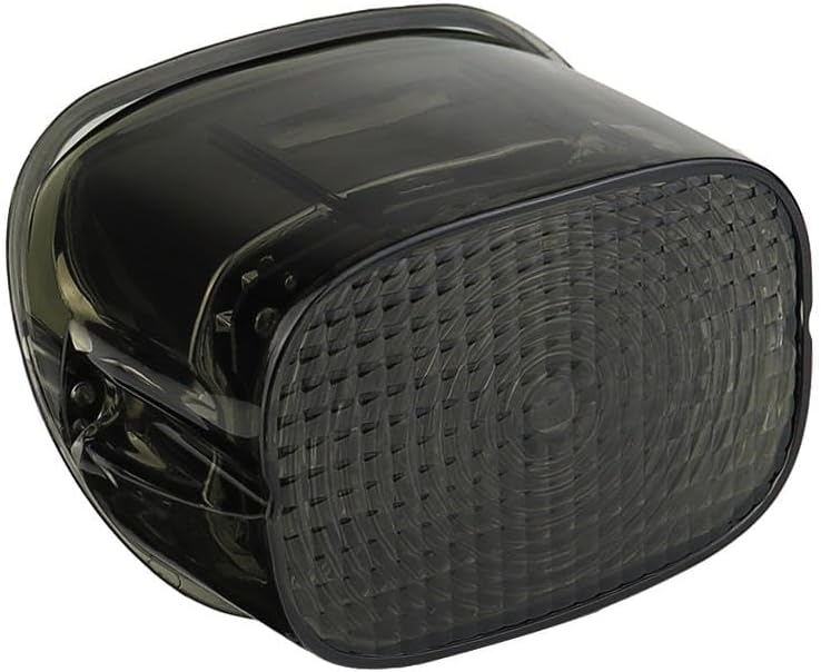 ‎Eagle Lights Flashing Strobe Squareback LED Tail Brake Light Kit for Harley Davidson - No Window/Red Lens
