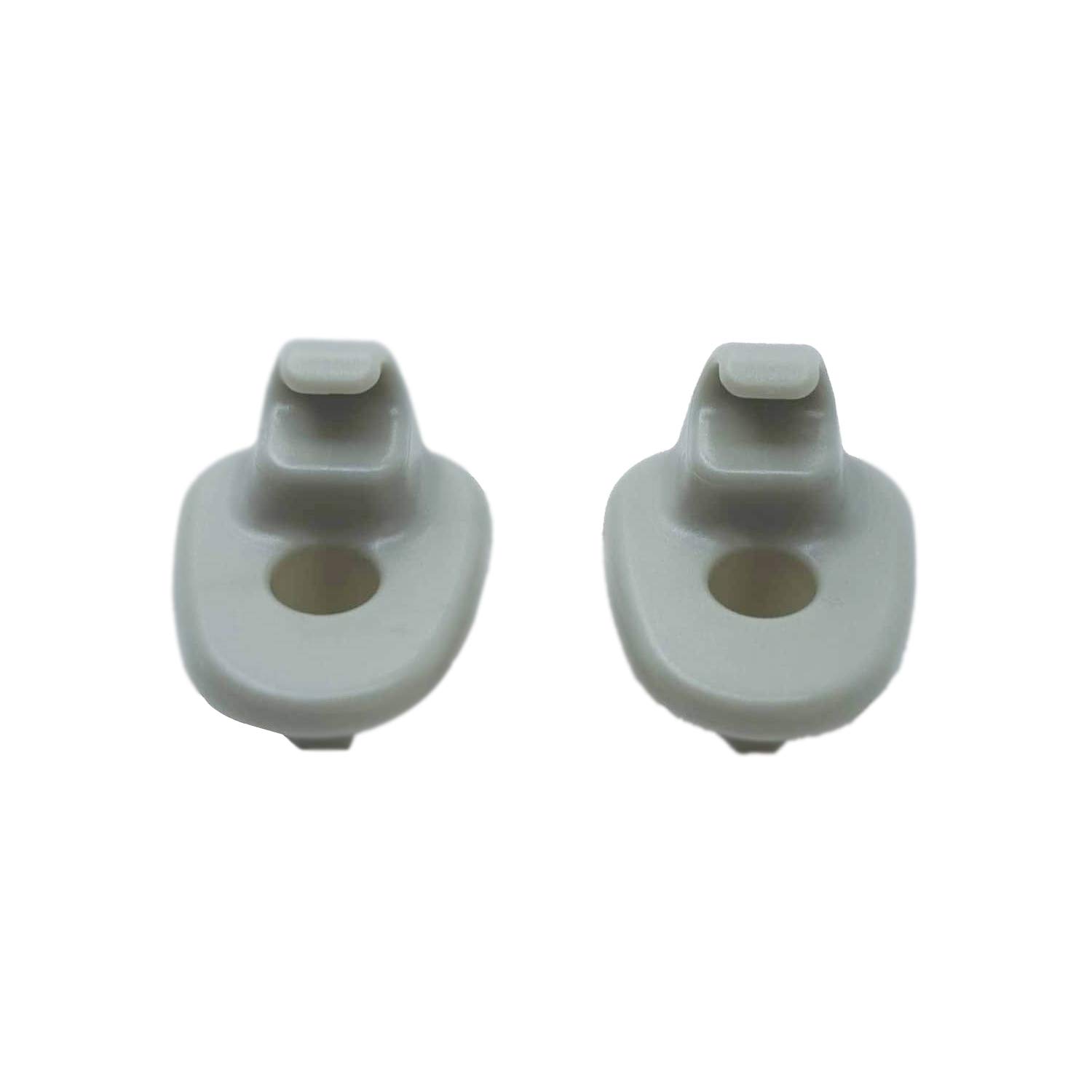 2 Pieces Interior Roof Sunvisor Sun Visor Support Clip Holder Bracket Retainer 1AR26BD1AA Compatible With Jeep Liberty 2005-2012 Dodge Nitro 2008-2012