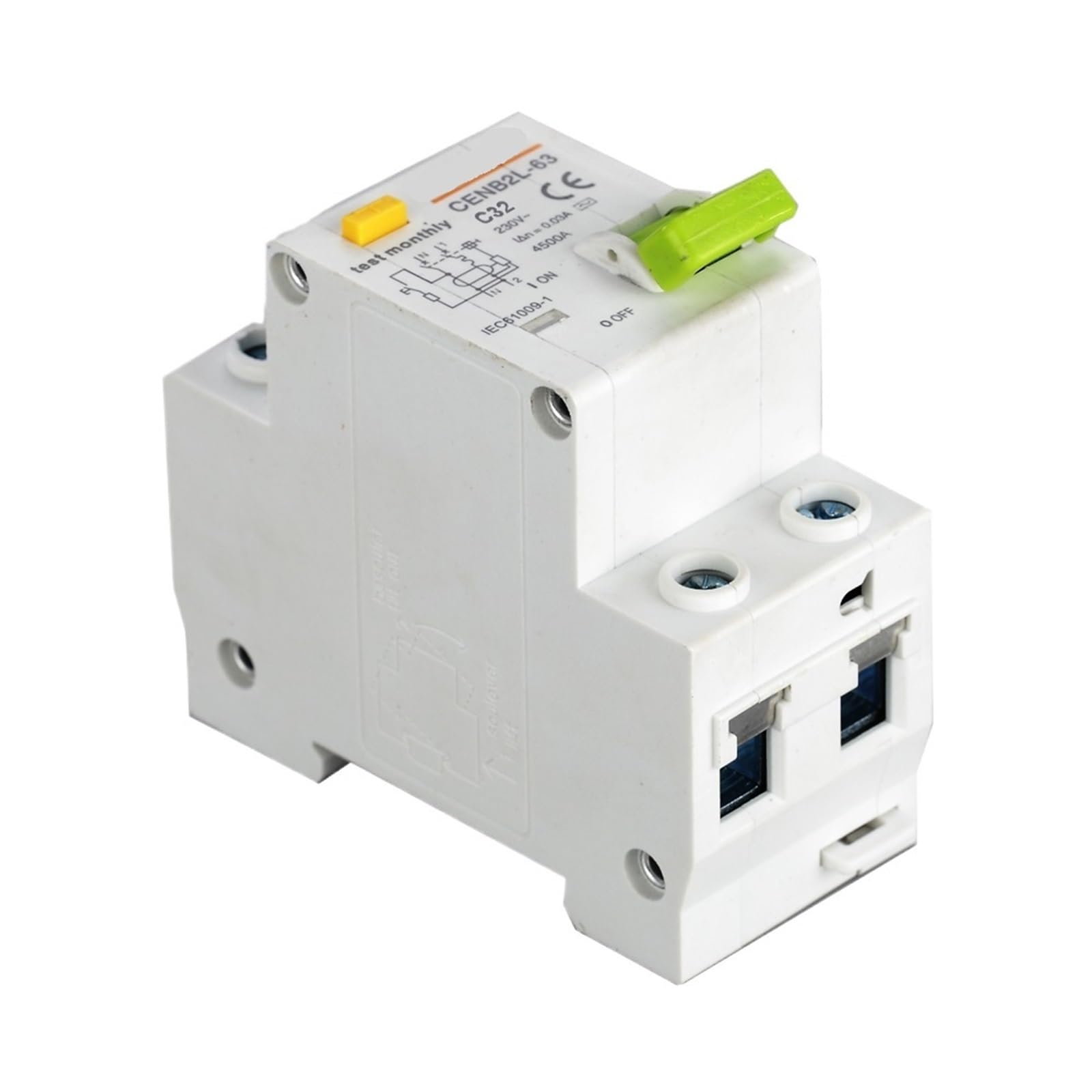 interruttore elettrico, Interruttore automatico DPNL 1P+N mini 6A 10A 16A 20A 25A 32A 40A 50A 63A 230V 50HZ/60HZ(32A)