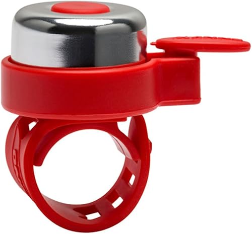 Totority 1 Unidades Niños Bike Bell Mini Ring Bell Manillar Campana Trompeta Scooter Bicicleta Bell Eje Niña Niño Rosa