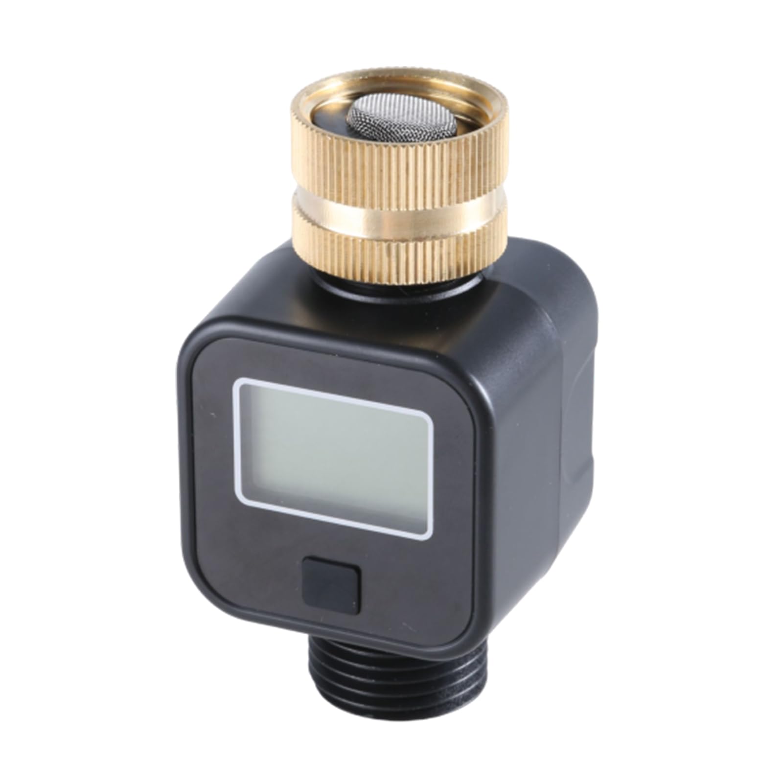 Buxuaaaa Water Flowmeter Measure Gallon/Liter Consumption Flowmeter For Nozzle Sprayer Garden Hose Sprinkler Residential Commercial Use