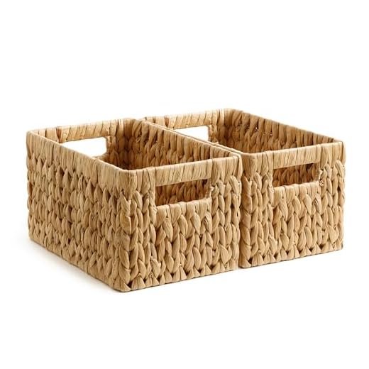 Handwoven Wicker Storage Baskets for Home