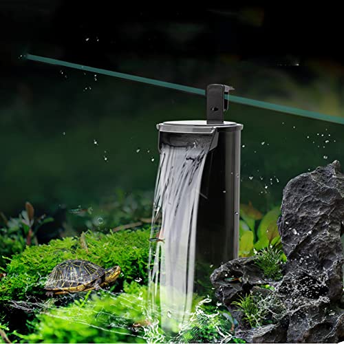 Image of VAYINATO SOBO WP-208H Aquarium Waterfall Filter - Low Water Level Hang On Circulation Filter Pump for Fish Tank, Turtle Tank & Reptile Terrarium | Quiet External Filter
