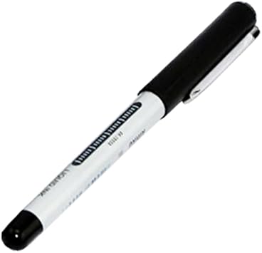 Gullor Vision Stick Fine Point Roller Ball Pen 0.5mm,Black Ink,Pack of 12 - Black