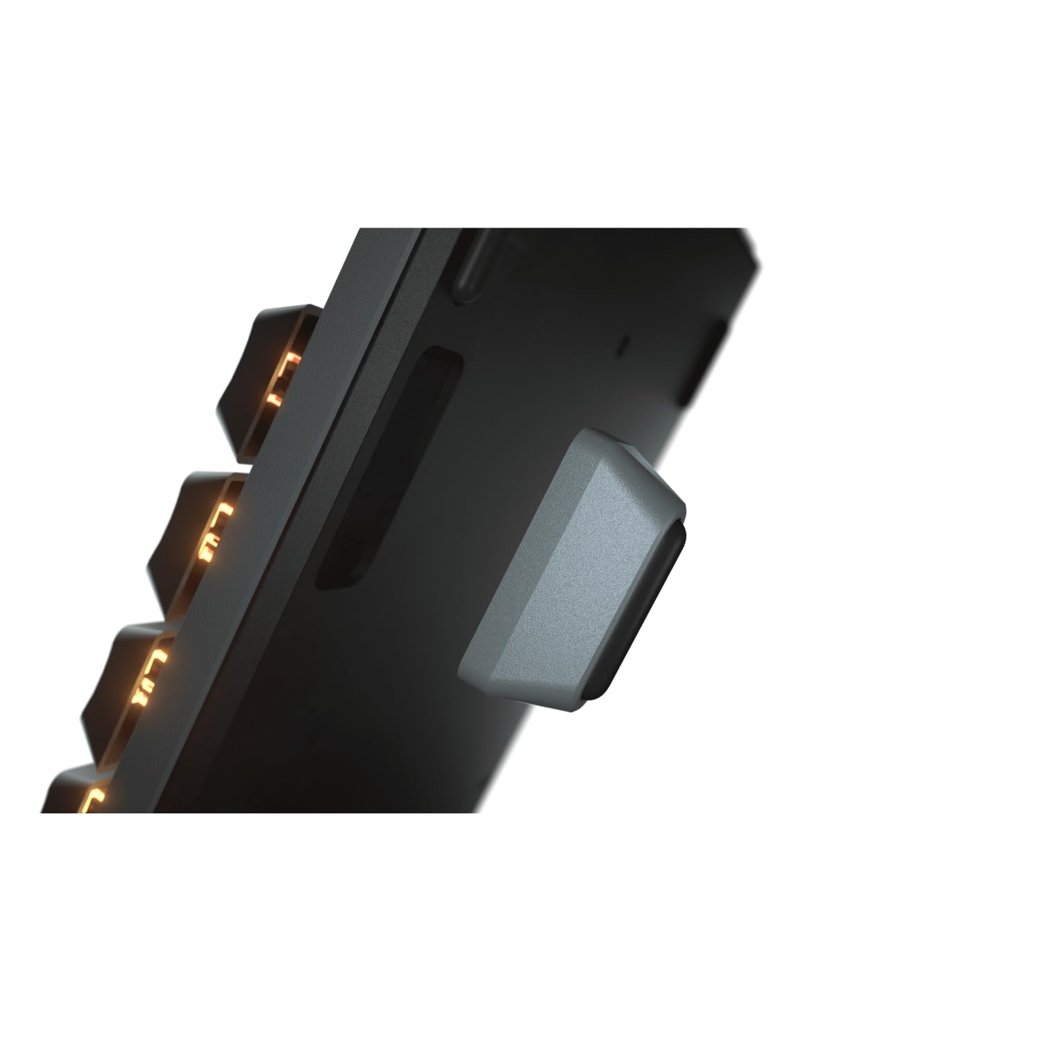 COUGAR Gaming | Teclado Gaming | Teclado Gaming LUXLIM MECÁNICO RGB Red Switch ALU Negro - Interruptores ópticos-mecánicos - Grosor de 20 mm - Marco de Aluminio CNC - Diseño ergonómico