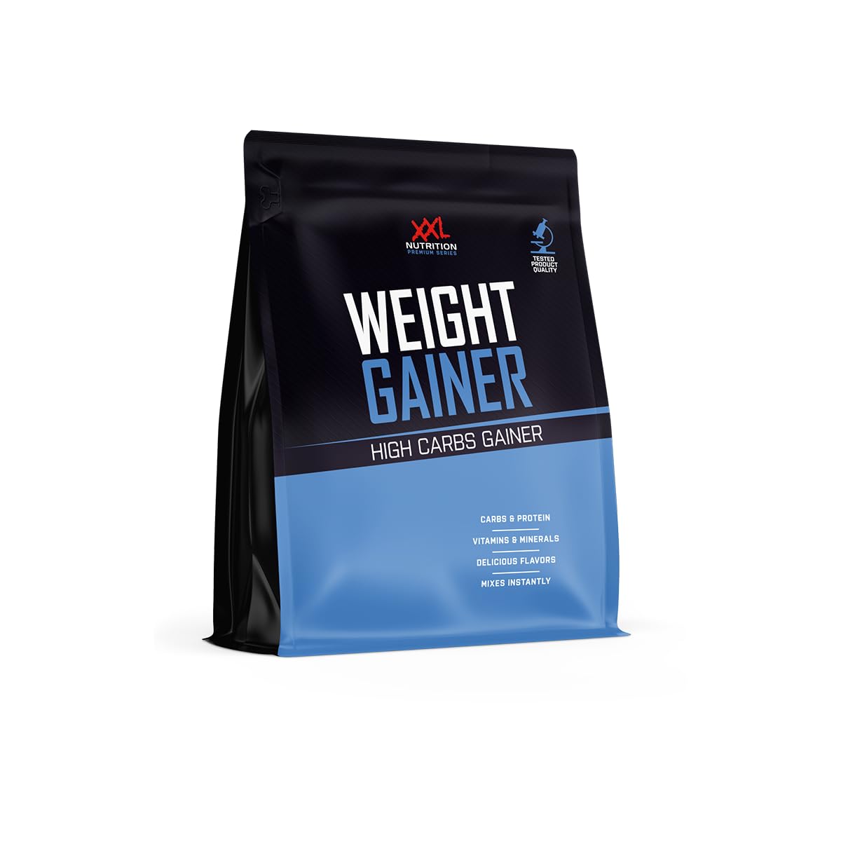 XXL Nutrition - Weight Gainer - Muskelmasse & Muskelaufbau, Protein Pulver Mit EAA & BCAA, Kohlenhydrate, Niedriger Fettgehalt - 2500 Gramm - Banane