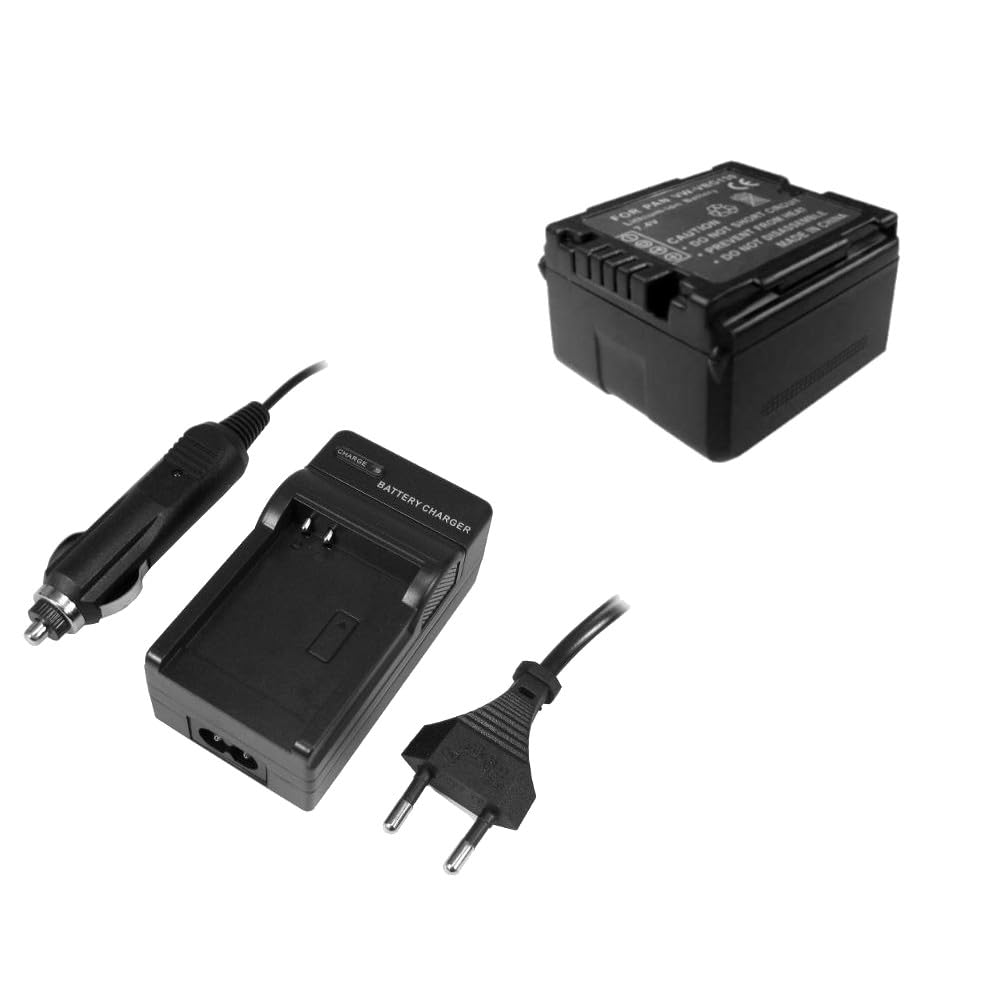 vhbw Chargeur Compatible avec Panasonic NV-GS230, NV-GS320, NV-GS330 caméra caméscope Action-cam câble de Voiture témoin de Charge 8,4 V