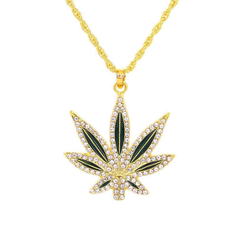Salty Alpha Cannabis Neck Chain for Men & Boys | Stainless Steel | Long Necklace | Pendant | Locket | Fancy & Stylish | Birthday Gift | Aesthetic Jewellery | Accessories for Everyday Wear (B0CZJL68M4) Amazon Price History, Amazon Price Tracker