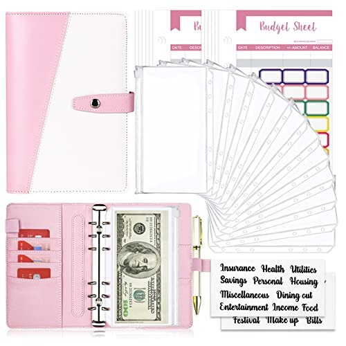 ONLYESH Cash Envelopes Budget Binder