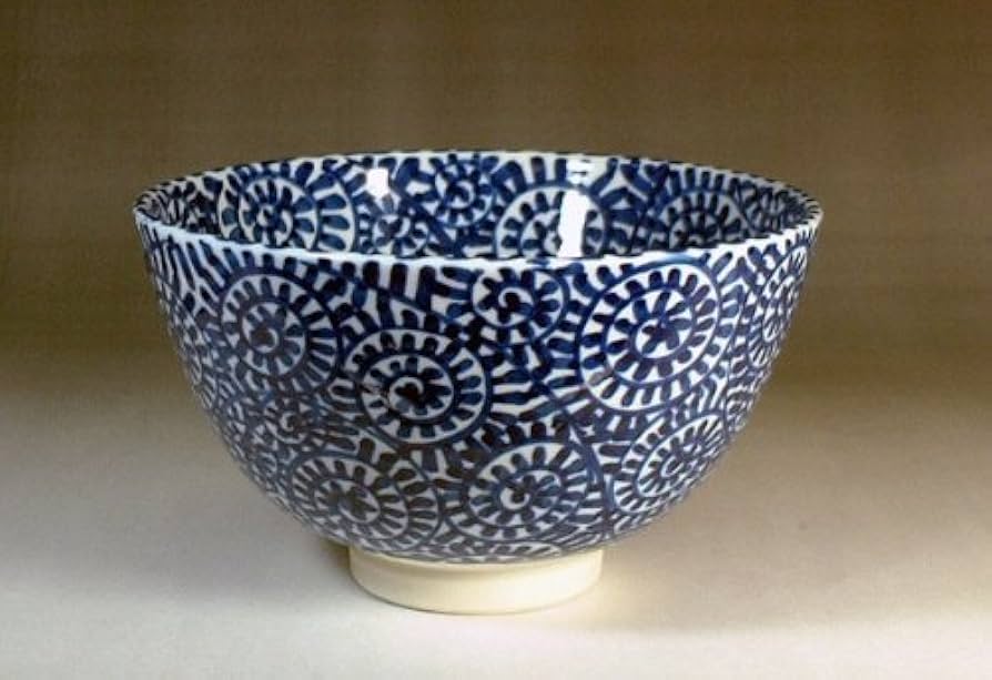 抹茶碗　タコ唐草紋様 抹茶碗 タコ唐草紋様 蛸唐草-和食器通販 有田焼ギフト 陶芸作家藤井錦