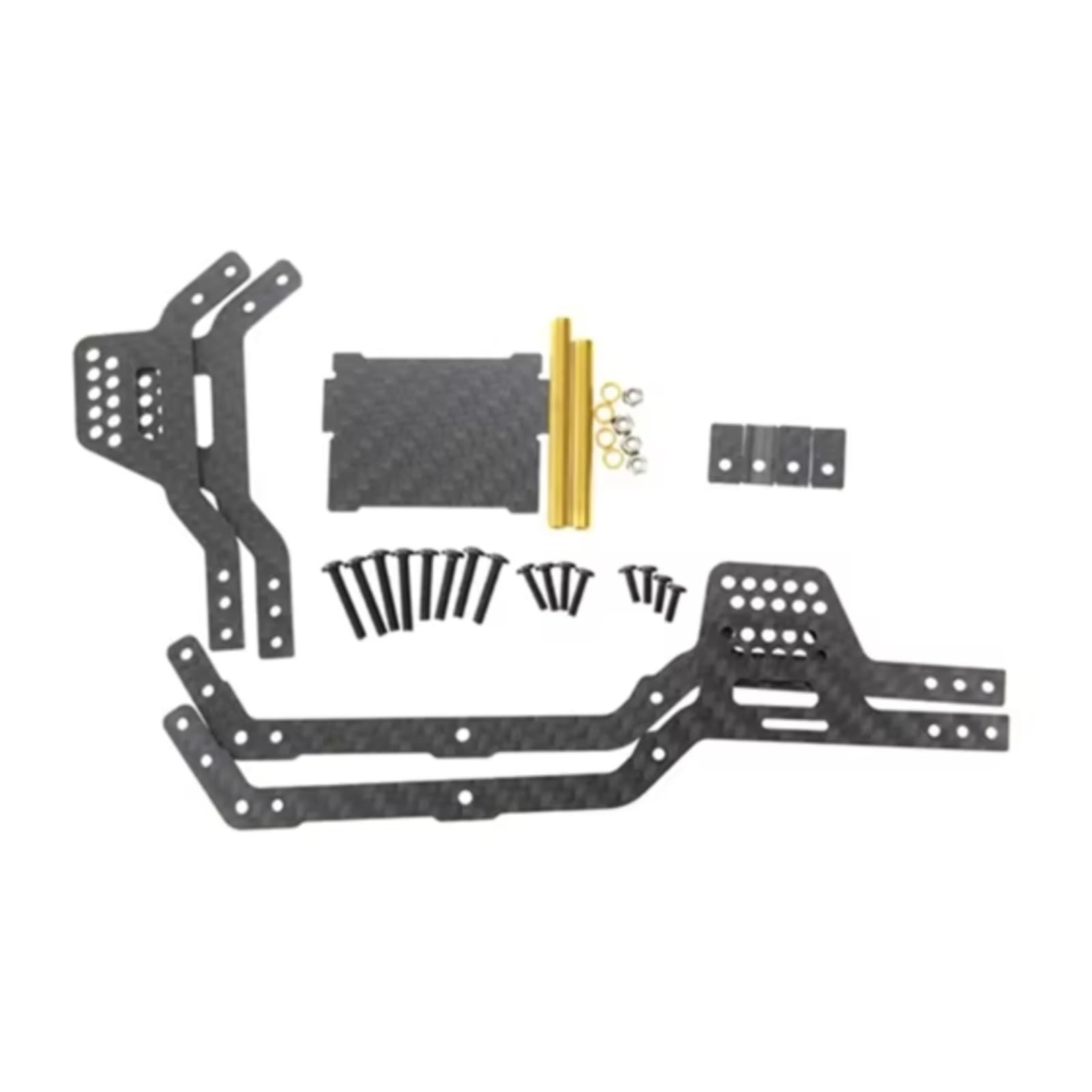 RC Crawler rama dla TRX4M dla LCG 1/18 z włókna węglowego do ramy ramy belki rc crawler akcesoria samochodowe wymiana