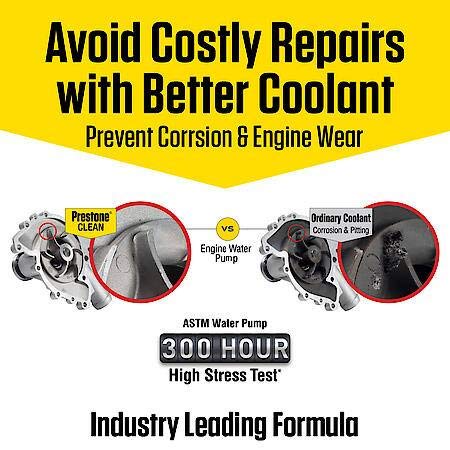 Prestone Antifreeze Coolant,1 Gal, 50/50 #TOP4