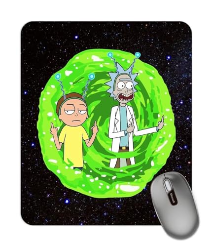 Image of Mouse Pad with Design, 24 x 20 cm, 3mm Thick Rubberised Base Mouse Pad for Computer, PC, Laptop (Cartoon - 1)