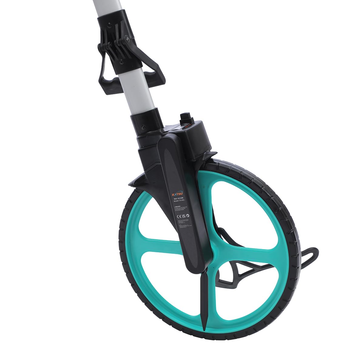 KATSU Distance Measuring Wheel 9999.9m with Wheel Brake