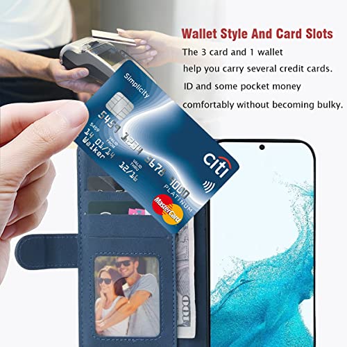 Jrester Cover per Samsung Galaxy A54 5G, (Blu e