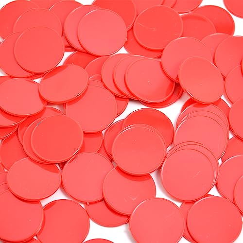 image for Smartdealspro 100pcs 32mm/1.26 Inch Opaque Plastic Learning Counters D
