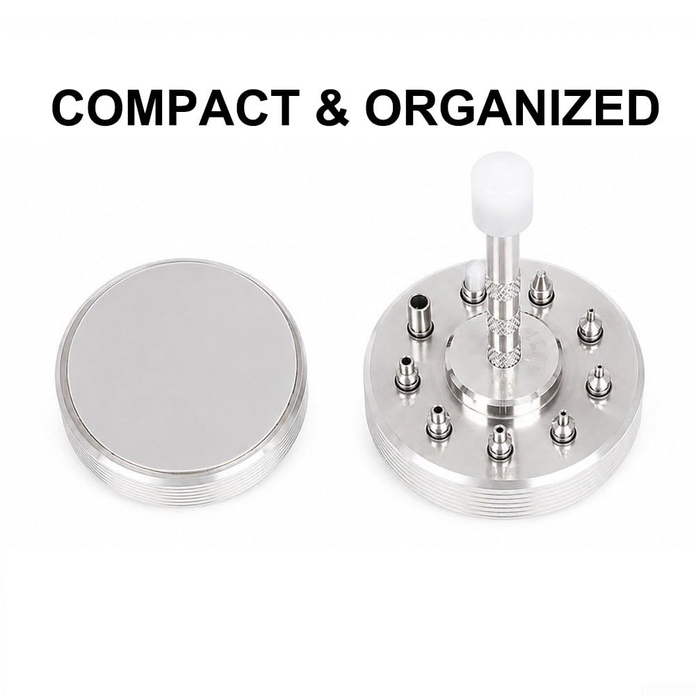 Set di 9 utensili manuali in acciaio inox, per una regolazione e una riparazione accurate, design ergonomico e antiscivolo