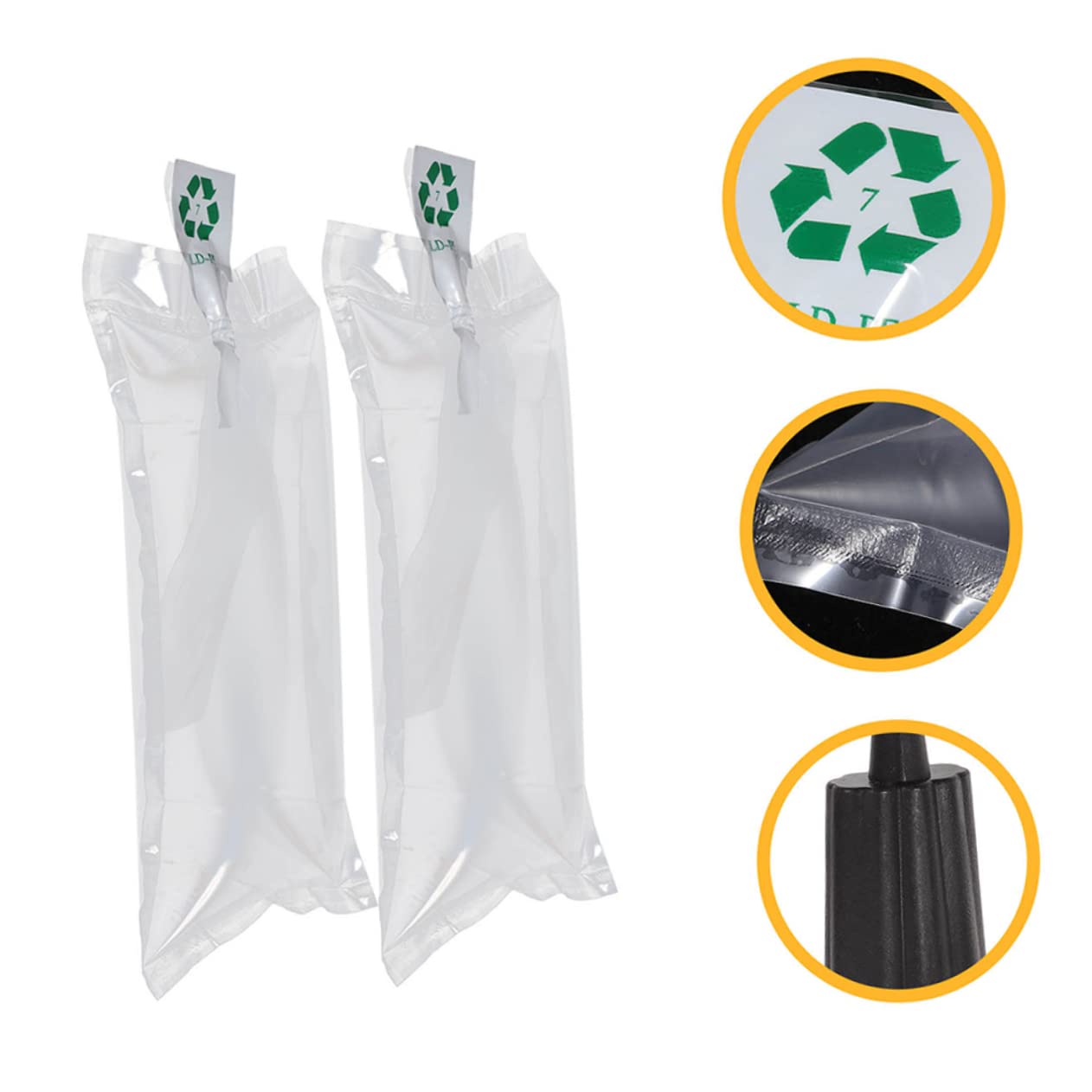 Ciieeo Air 100 Pièces Gonflable Anti-pression à Coussin D'air Des Coussins D'air Sachets D'air De Sacs De Transport Aérien Remplissage Coussin Pe Film Coussin Gonflable À Air