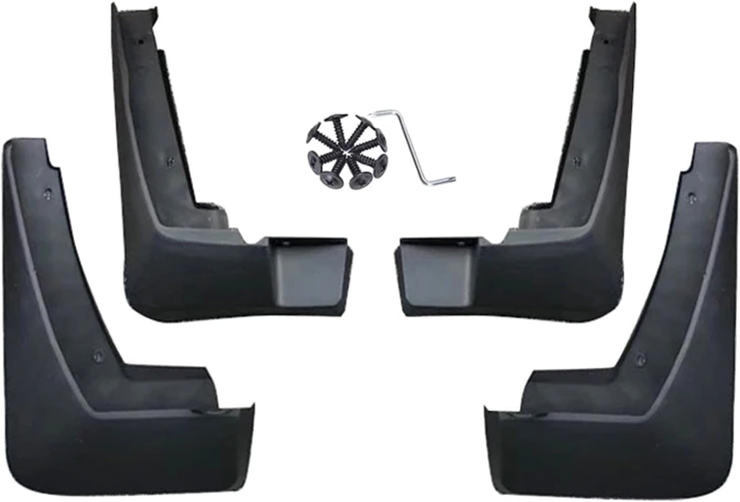 Rscbb Normal 4 Pcs Car Mud Flaps Splash Guards For Nio Es8 2018-2022, Easy Installation Mudguards Front Rear Mud Flaps Splashproof Waterproof Car Accessories