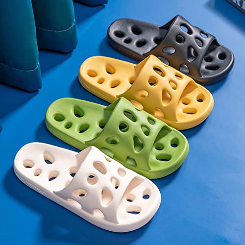 Women's Men's Shower Slippers Dinner Quick Dry Soft Shower Pool Slides Spa Slippers Hotel Bathroom Slippers Beach Sandals With Drain Holes3