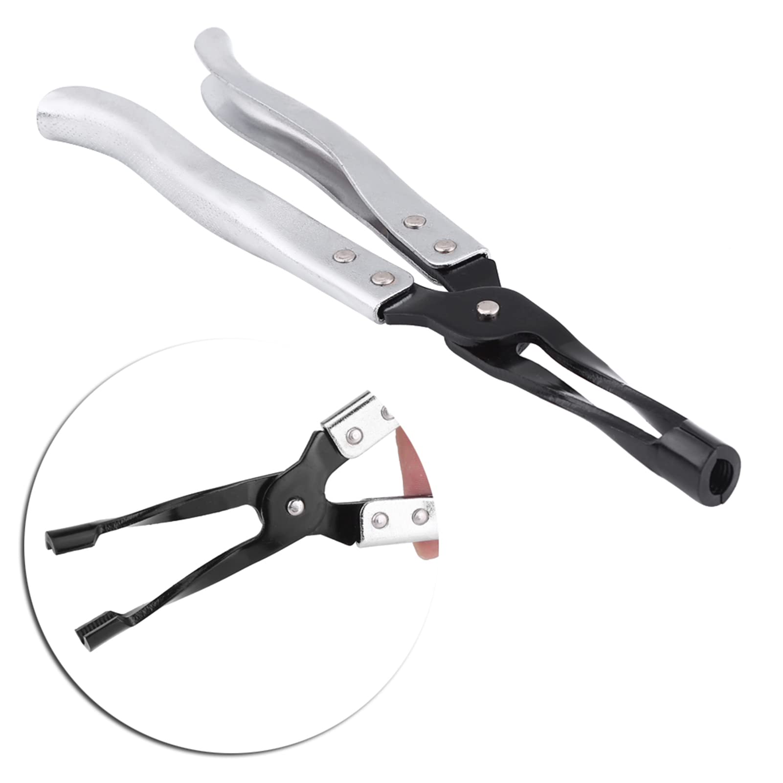 EBTOOLS pour pince joint queue de soupape pour pince pour valve pour valve seal pliers Pince à joint de tige de soupape voiture Auto 27 cm de long universel outil de retrait de joint de tige de soupa