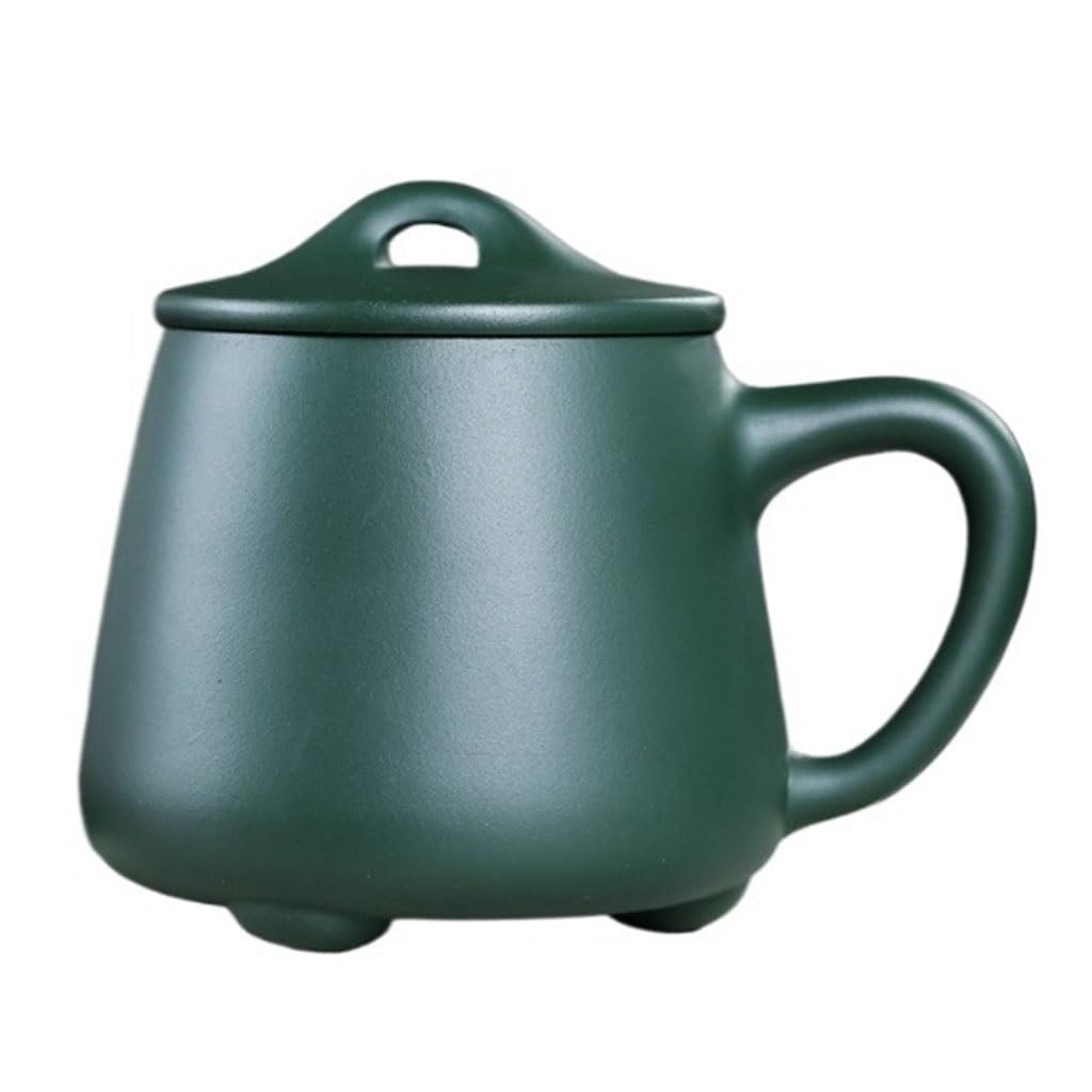 Zestaw do parzenia herbaty Matcha Cups Home Tea Brewing Cup 500ML Fioletowy kubek z pokrywką Duża pojemność chińskiego zestawu do herbaty Zestaw do herbaty Kubek z zaparzaczem do herbaty