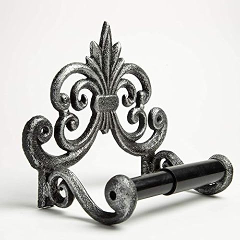 Comfify Fleur De Lis Toilet Paper Holder Cover