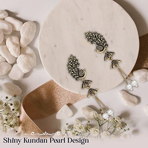 Traditional Peacock Jhumka Earrings - Ideal Gifting Accessory