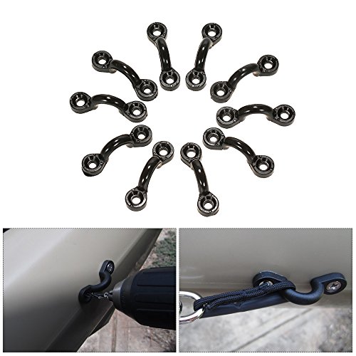 Clipes de caiaque, Andoer 50 peças de nylon caiaque barco ocular almofadas de amarração olhos canoa