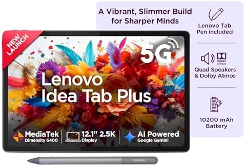 Lenovo Idea Tab Plus with Pen |Wifi + 5G|12.1