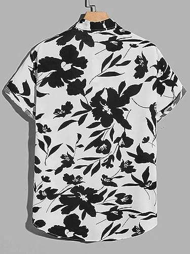 Image of DHRUVI TRENDZ Shirts for Men | Rayon Abstract Printed Shirts | Regular Fit Shirts for Boys | Ideal for Travel | Picnic | Summer Wear Shirt for Men | Beach Shirts for Men