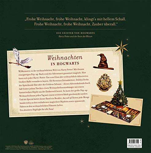 Aus den Filmen zu Harry Potter: Weihnachten in Hogwarts: Das große Adventskalenderbuch: Mit 24 Weihnachtsanhängern und einem Pop-Up-Baum Gebundene Ausgabe – Pop-Up, 22. Oktober 2019 - Image 3