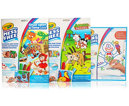 CRAYOLA - Color Wonder, jeu de couleur sans taches, activité créative à domicile, âge 3,4,5 ans