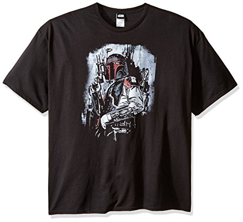 Star Wars T-Shirt Men Motif Open Eyed Graphique Noir 3XL