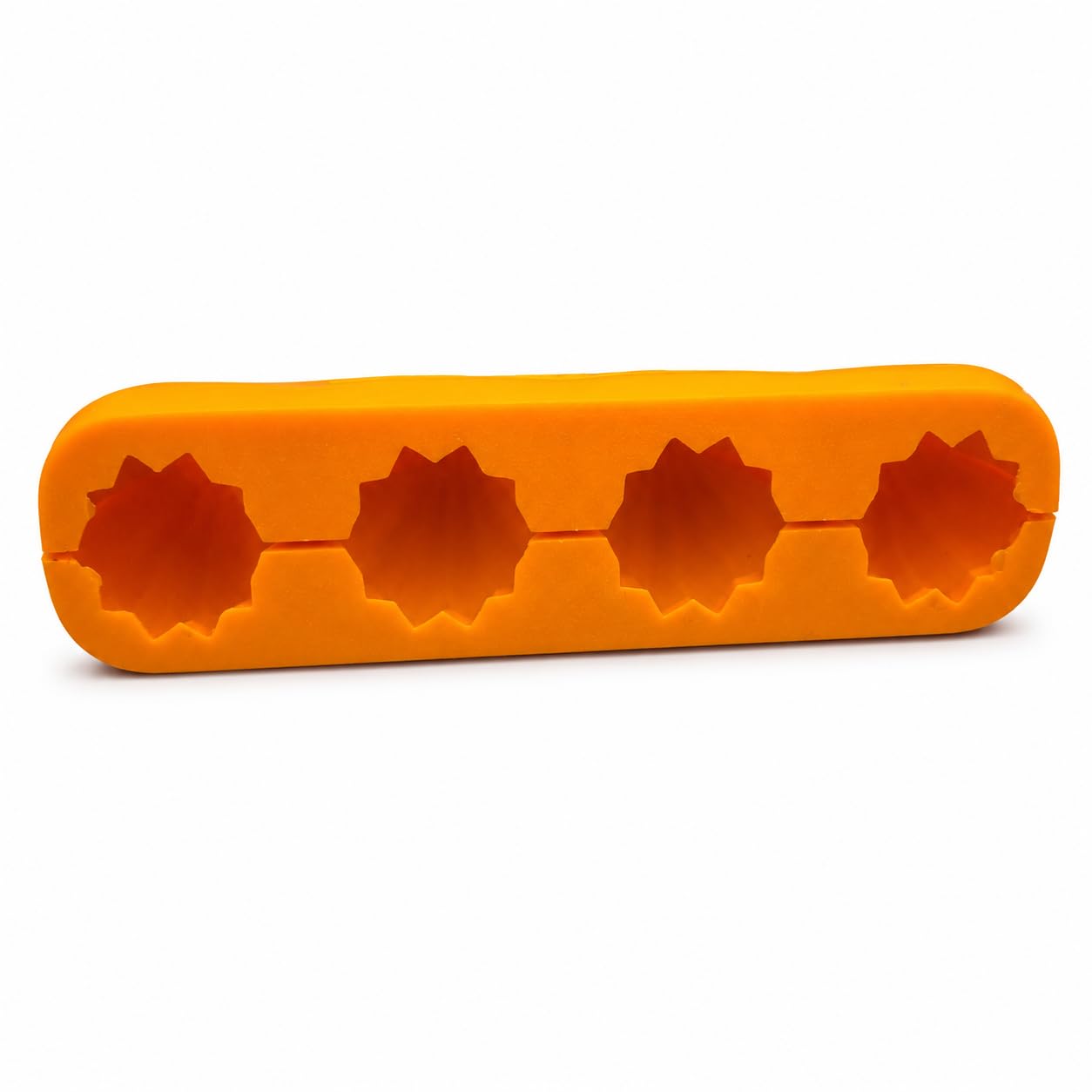 Garden Of Arts Ganpati Modak Plastic Mould Strip/Modak Patti/Modak Sancha Choclate Mould (Modak Patti 4 Cavity)