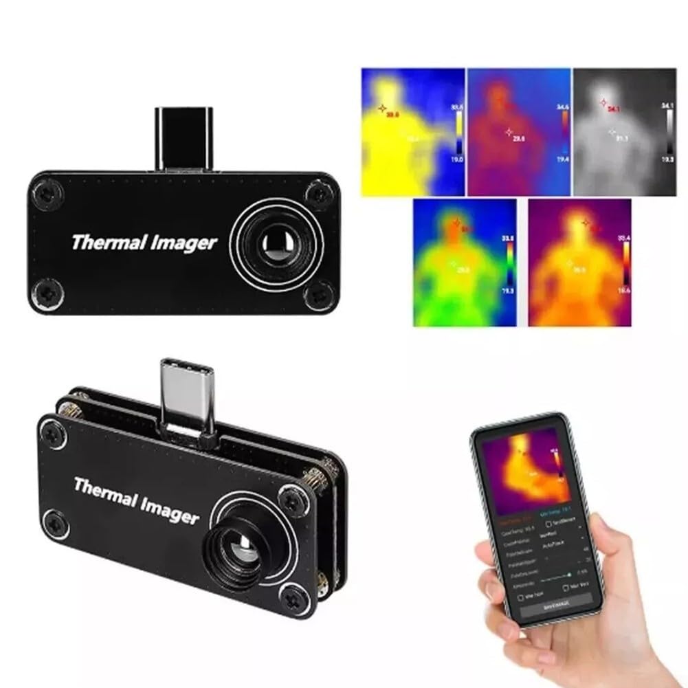 Cámara avanzada de imágenes térmicas infrarrojas para teléfonos para Android, compatible con dispositivos móviles
