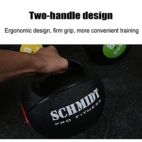 Médecine Balls HUA Ballon De Musculation 10kg, Balle Médicinale en Caoutchouc Élastique, Balle D'équilibre par Gravité, Ballon De Fitness d'exercice Physique, pour La Salle De Gym À Domicile – Image 5