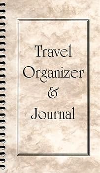 Spiral-bound Travel Organizer & Journal Book