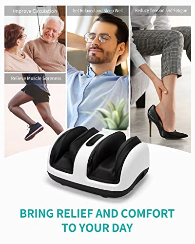 Nekteck Foot Shiatsu Massager, Calf Massage With Heat Therapy, Deep Kneading, Vibration, Compression Leg Massager For Home And Office Use (Remote Control) #TOP6