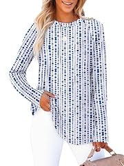 Blue White Wavy Stripes