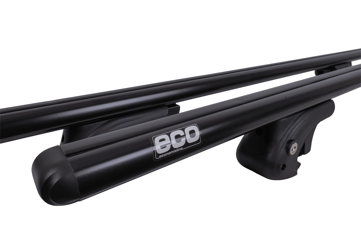 Barre Portatutto 135 cm per Mancorrenti Aperti, Carico Max 90 kg per Auto, Portapacchi Universale in Alluminio con Profilo Ovale Aerodinamico, Serrature e Canale T